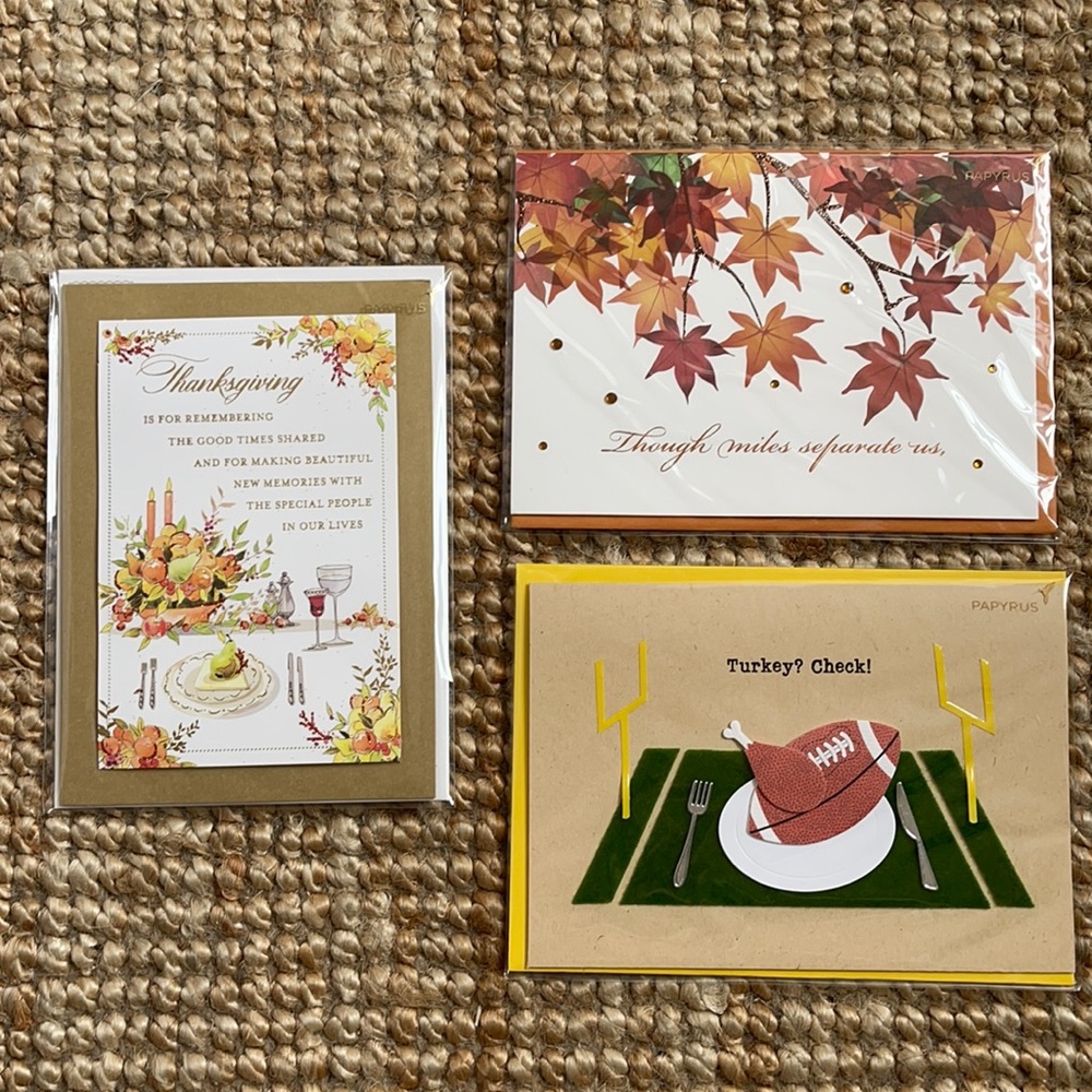 Papyrus Thanksgiving Cards